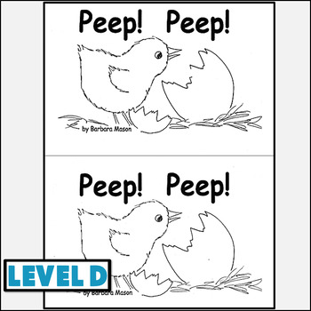 Preview of Printable Level D Guided Reading Book Lesson Plans Writing HATCHING CHICK