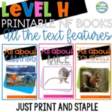 Printable Leveled Reading Books Nonfiction Level H Tons of