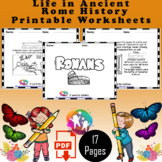 Printable Life in Ancient Rome History Reader for Kids