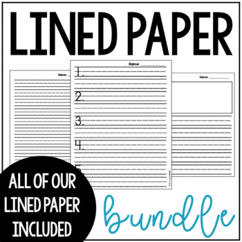 Preview of Lined Paper Bundle