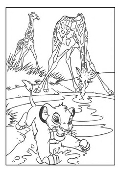 lion king coloring pages timon and pumbaa