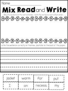 Printable Literacy Practice by Reagan Tunstall | TpT