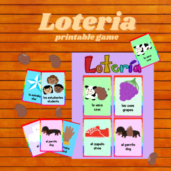 Preview of Printable Loteria Activity