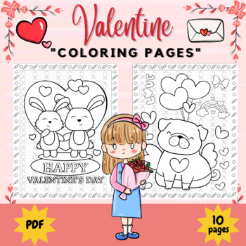 boy and girl love coloring pages