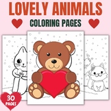 Printable Lovely Animals Coloring Pages Sheets - Fun Janua