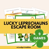 Printable Lucky Leprechaun Treasure Hunt, Escape Room, St.