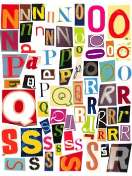 printable magazine letter cutouts set 1 alphabet a z word work literacy