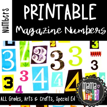 printable numbers 0 9 teaching resources teachers pay teachers