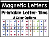 Printable Magnetic Letter Tiles