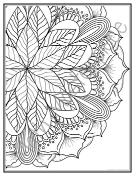 Printable Mandala Coloring Page FREE Math Masterpiece by Math Masterpiece