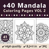 Printable Mandala Coloring Pages Bundle VOL 2, Mandalas Co