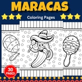 Printable Maracas Coloring Pages Sheets - Fun Hispanic Her