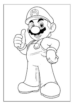 14+ Coloring Page Of Mario