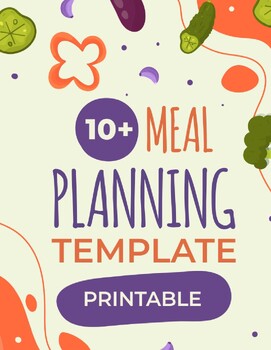 Preview of Printable Meal Planning Template: A Tool for Efficient Life