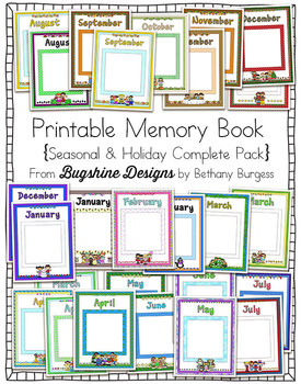 Family Christmas Memories - Christmas Memory Book Printable – Wonder  Printables