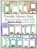 Printable Memory Book {Seasonal & Holiday Complete Bundle}