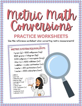 Preview of Printable Metric Conversion Reference Sheet