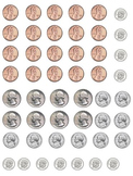 Printable Money - Penny, Nickel, Dime, and Quarter
