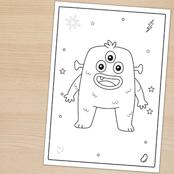 Printable Monsters Coloring Pages | Halloween Activity by ...