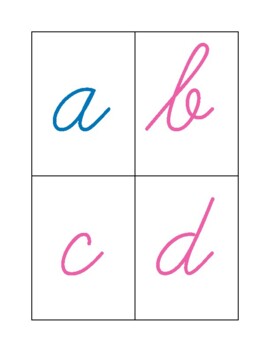 Printable Montessori Sandpaper Letters, Lg Movable Alphabet, Flashcards ...