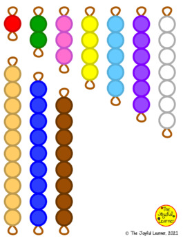 Details about   Montessori Short Bead Stair and Extension Cards. 1-10 
