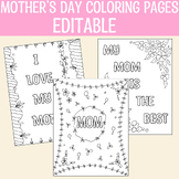 Printable Mother's Day Coloring Pages, Spring Flowers Work