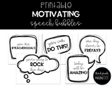 Printable Motivating Speech Bubbles