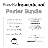 Printable Inspirational Posters Bundle