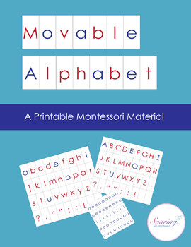 Printable Movable Alphabet by Soaring with KK O'Keefe | TpT
