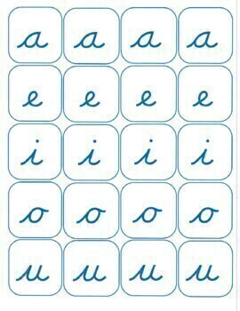 Printable Movable Alphabet Cursive Distance Montessori Uppercase Lowercase