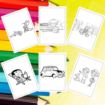 Printable Mr. Bean Coloring Pages Collection: Ignite Creativity and ...