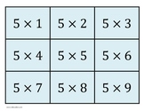 Printable Multiplication Flash Cards with Answers