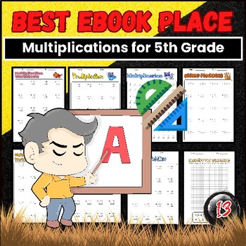 Preview of Printable Multiplication Worksheets for 5th Grade Math