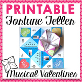 Printable Music Valentines