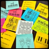 Printable Musical Sticky Notes 3x3 Set 1