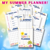 Printable "My Summer" Planner/Journal (Summer Break / Vaca
