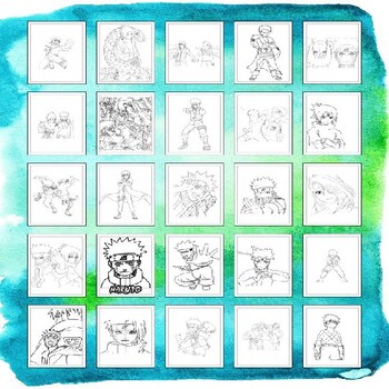 Have Fun With These Naruto Coloring Pages PDF Ideas