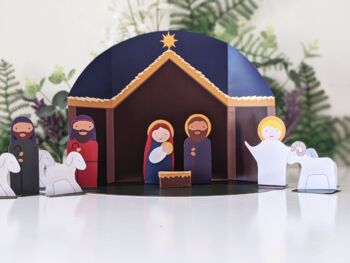 Preview of Printable Nativity Diorama | Atrium Level 1 | Catechesis of the Good Shepherd