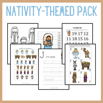 Printable Nativity Learning Pack by The Homeschool Journey | TPT