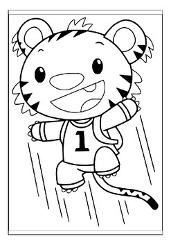 kunfu monkey coloring page in black and white ni hao kai lan