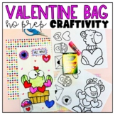 Printable No-Prep Valentine's Day Bag Craft Easy for Party