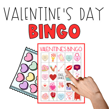 Printable No Prep Valentine's Day Bingo Game by Miss Kayla's Corner