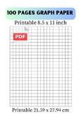 Printable Note Graph Paper: Precision and Creativity 100 p