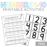 Printable Number Activities 1-10