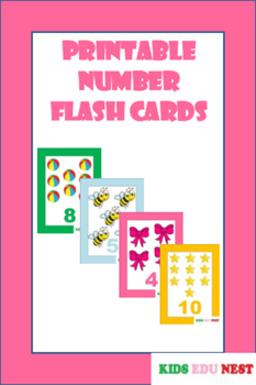 Preview of Printable Number Flash Cards