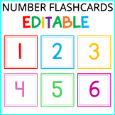 Printable Number Flashcards, Calendar Number Labels, Numbe