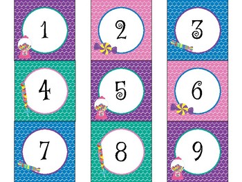 Printable Number Labels in Candy Shop Theme 1 100 by Apples to Applique
