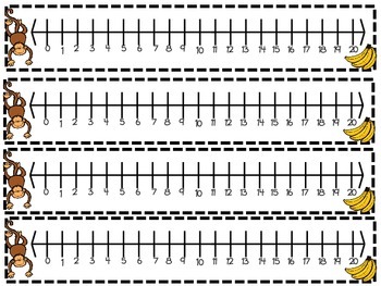 printable number lines by miss polka dots teachers pay teachers