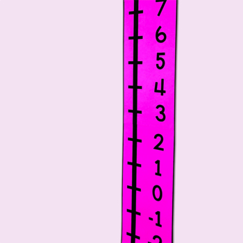 printable number lines horizontal vertical math