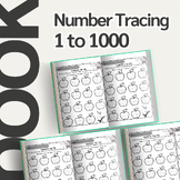 Printable Number Tracing 1 to 1000 Worksheets / Editable C